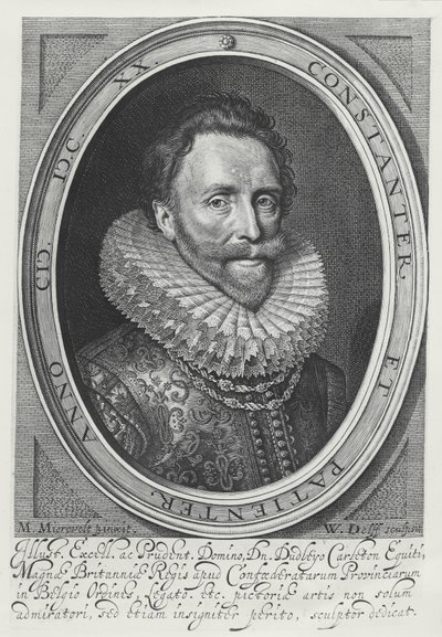 Dudley Carleton, 1e Burggraaf Dorchester, 1620 door Michiel Jansz van Mierevelt